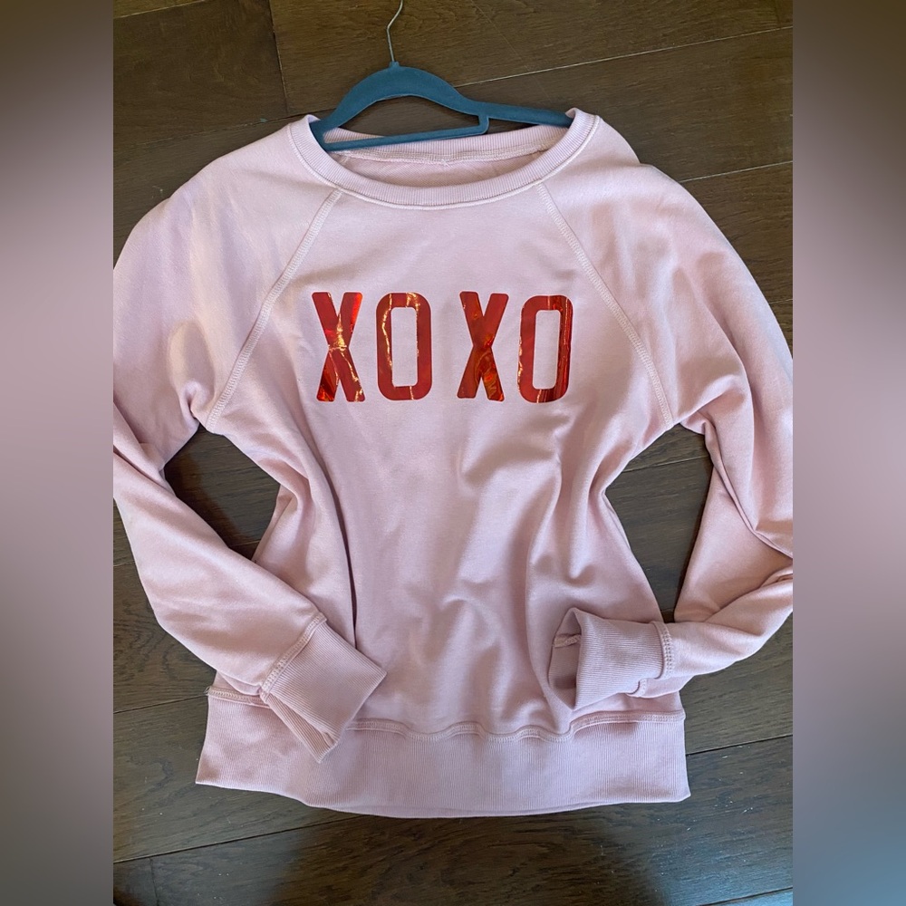 NWT blush red XOXO sweatshirt
